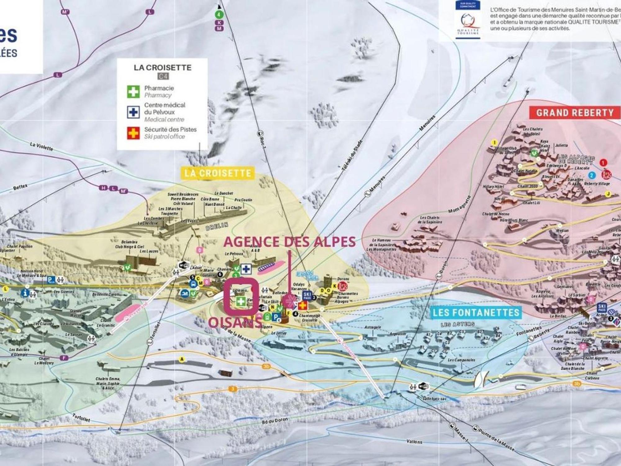 Studio Renove Pour 4, Ski Aux Pieds, La Croisette, Les Menuires - Fr-1-452-230 Сен-Мартен-дьо-Белвил Екстериор снимка